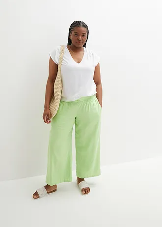 Halenka ze splývavé viskózy, barva: bílá