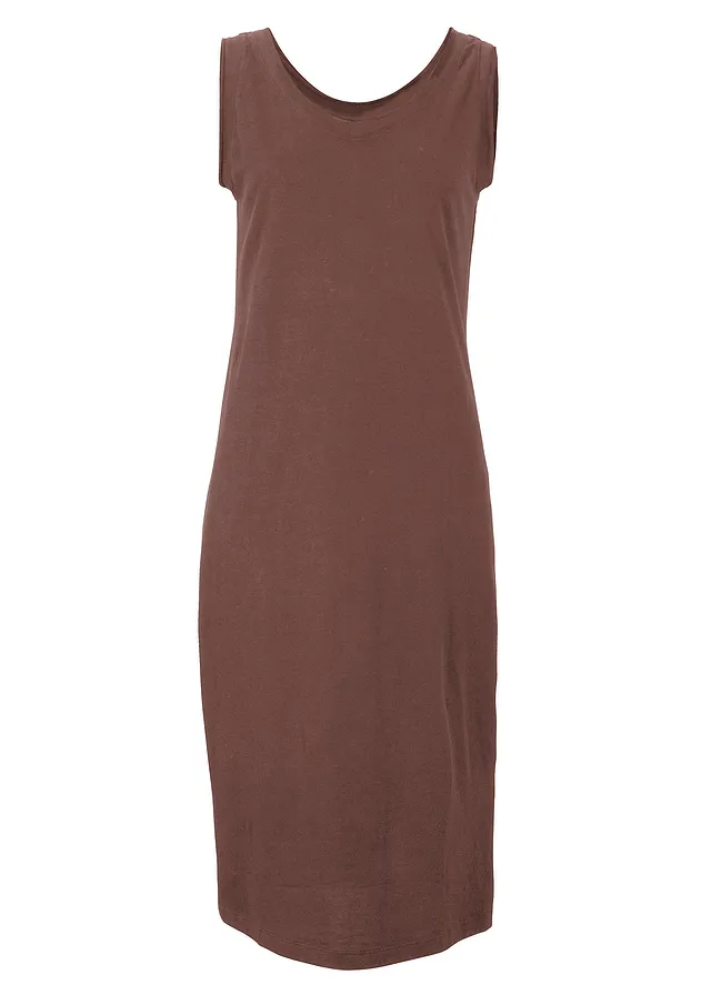 Džersejové šaty s rozparkom