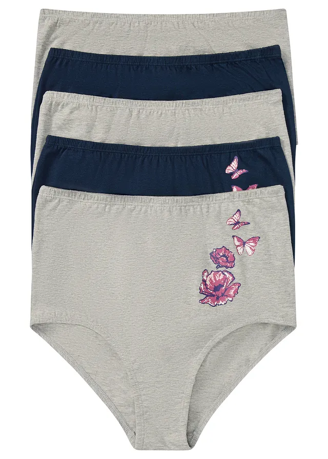 Vysoké nohavičky (5 ks) s bavlnou