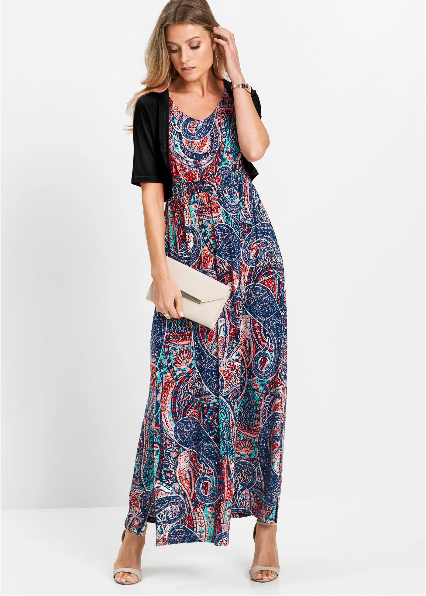 Shirt bolero • zwart • bonprix online shop