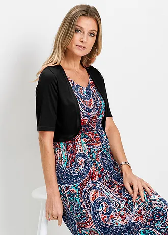 Boléro en jersey • noir • Boutique bonprix