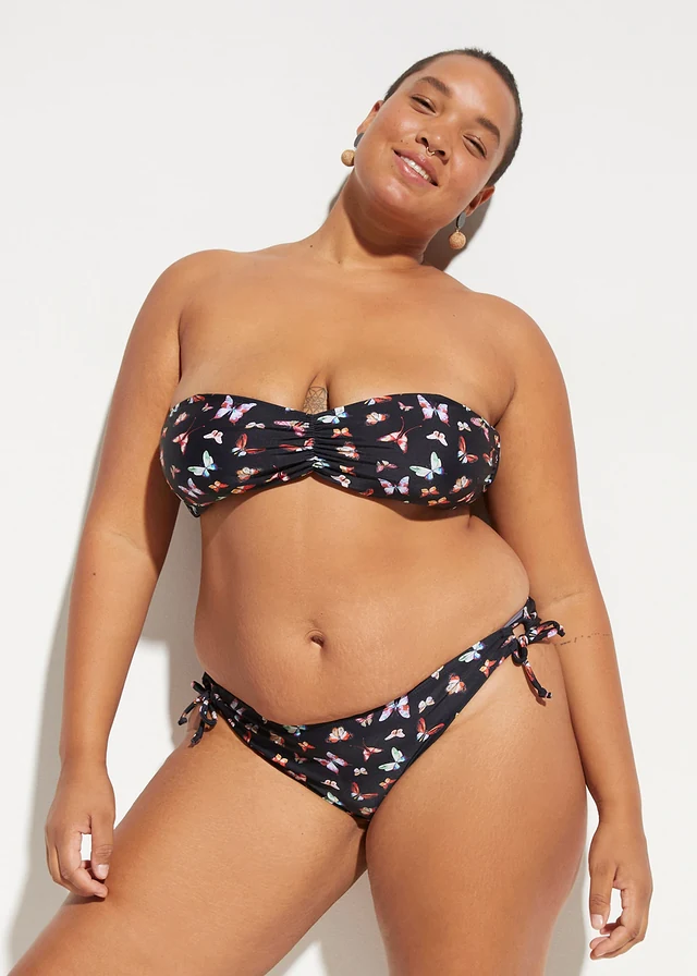 Bikini bandeau (ens. 2 pces), Couleur: noir