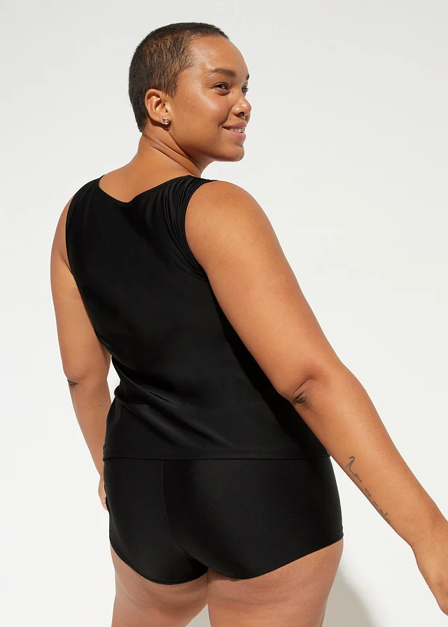 Tankini (ens. 2 pces), Couleur: noir floral
