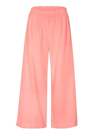 Pantalon large, longueur mollet • pêche • Boutique bonprix