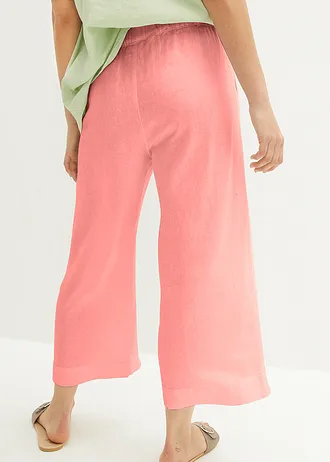 Pantalon large, longueur mollet • pêche • Boutique bonprix