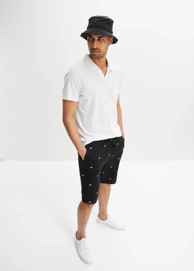 Polo manches courtes, Couleur: blanc