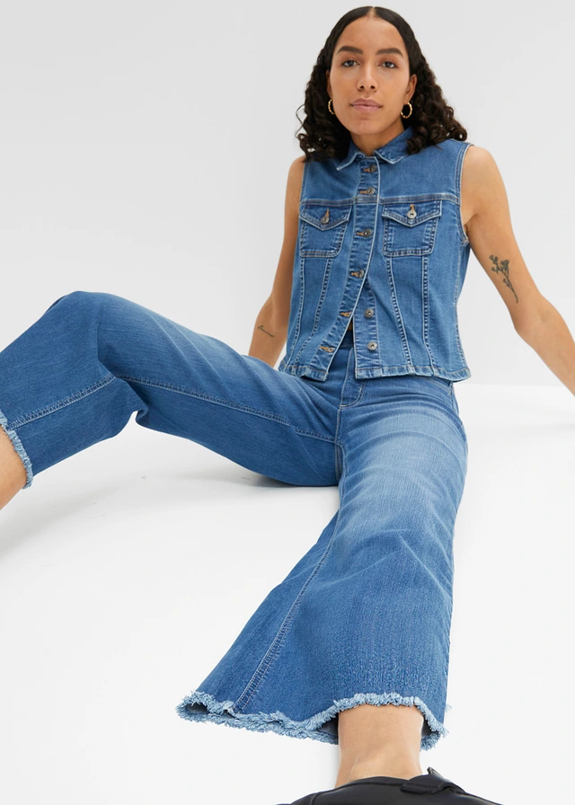 7/8 jeans, wide fit • blauw denim used • product-page.page-title-suffix
