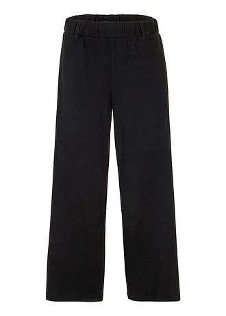 Jupe-culotte à poches et taille élastiquée • noir • Boutique bonprix