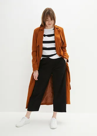 Jupe-culotte à poches et taille élastiquée • noir • Boutique bonprix