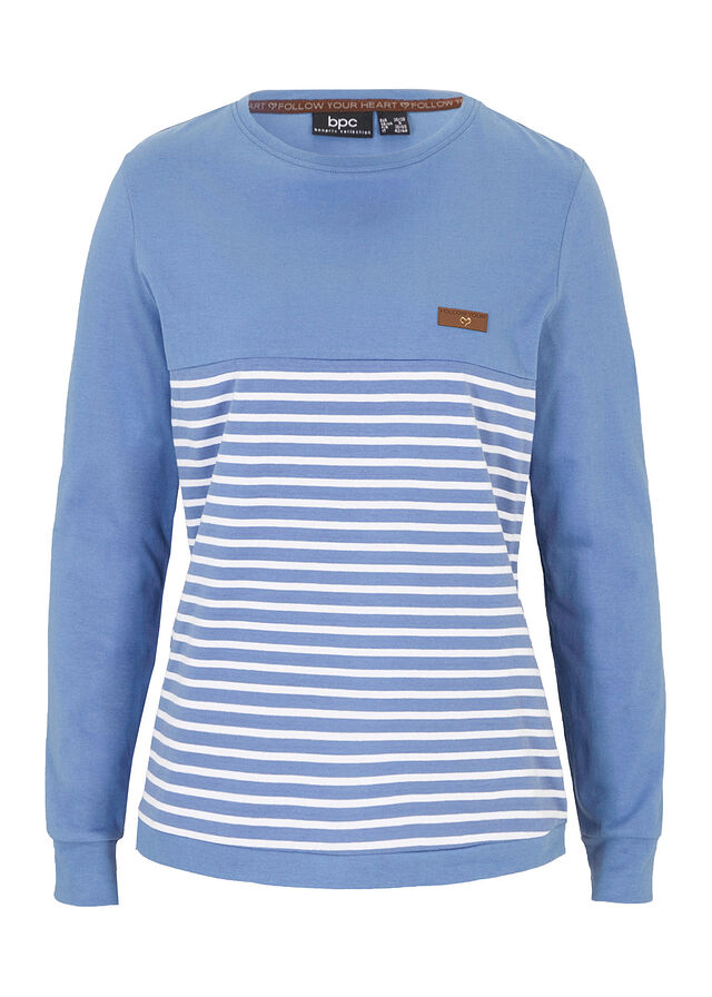 Tričko s dlhým rukávom z udržateľnej bavlny