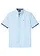 Chemise Oxford manches courtes, 100% coton, Couleur: bleu clair
