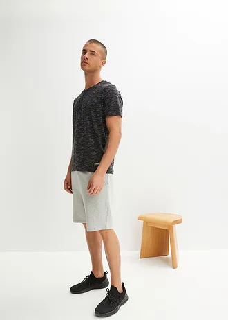 Sweat bermuda • lichtgrijs gemêleerd • bonprix online shop