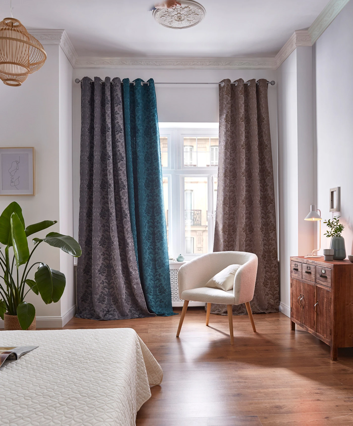 Rideau obscurcissant (1 pce), nombreuses tailles • gris • Boutique bonprix