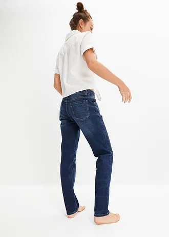 Straight jeans mid waist • donkerblauw denim • bonprix online shop