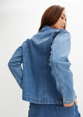 Džínová bunda, barva: světle modrý denim