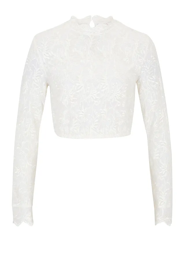 Blúzka dirndl s dlhým rukávom