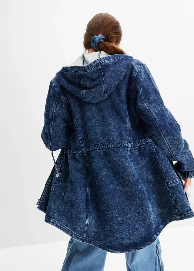 Lichte denim parka • donkerblauw denim washed • product-page.page-title-suffix