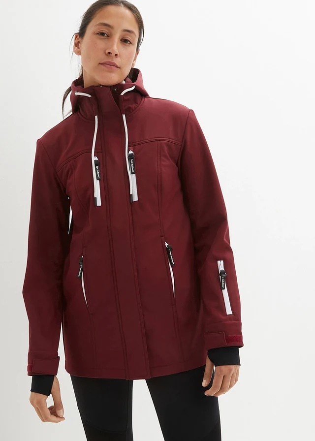 Softshell jas, waterafstotend • esdoornrood • product-page.page-title-suffix