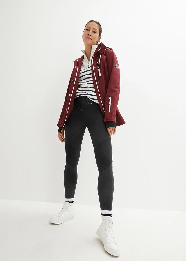Veste déperlante en softshell • rouge érable • product-page.page-title-suffix