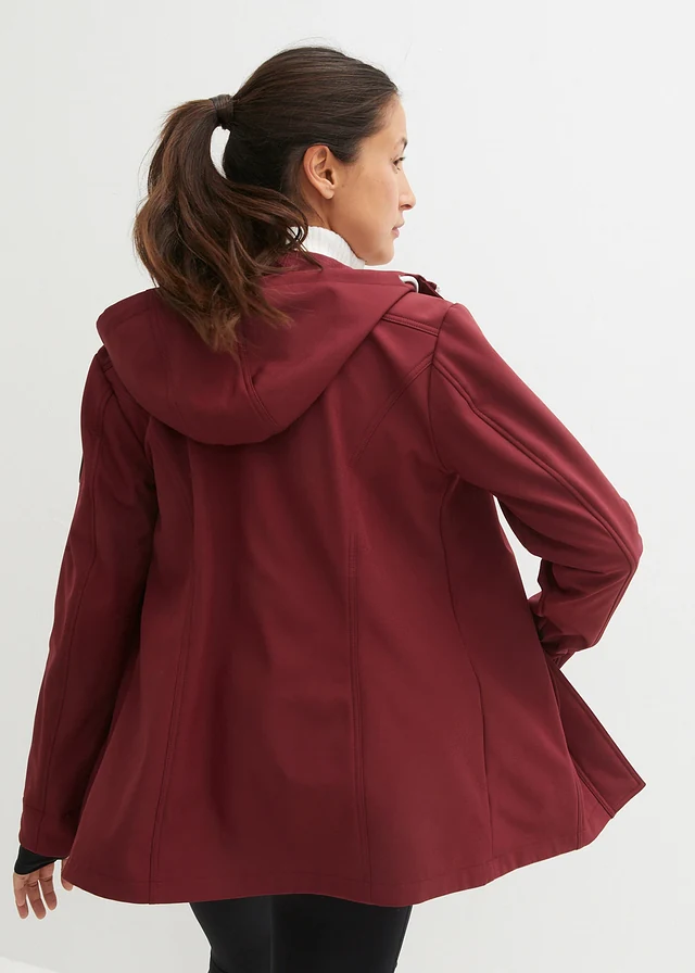 Veste déperlante en softshell • rouge érable • product-page.page-title-suffix
