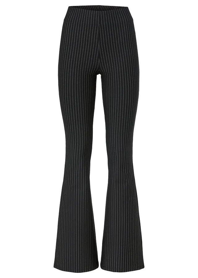 Pantalon à fines rayures • noir-gris rayures verticales • Boutique bonprix