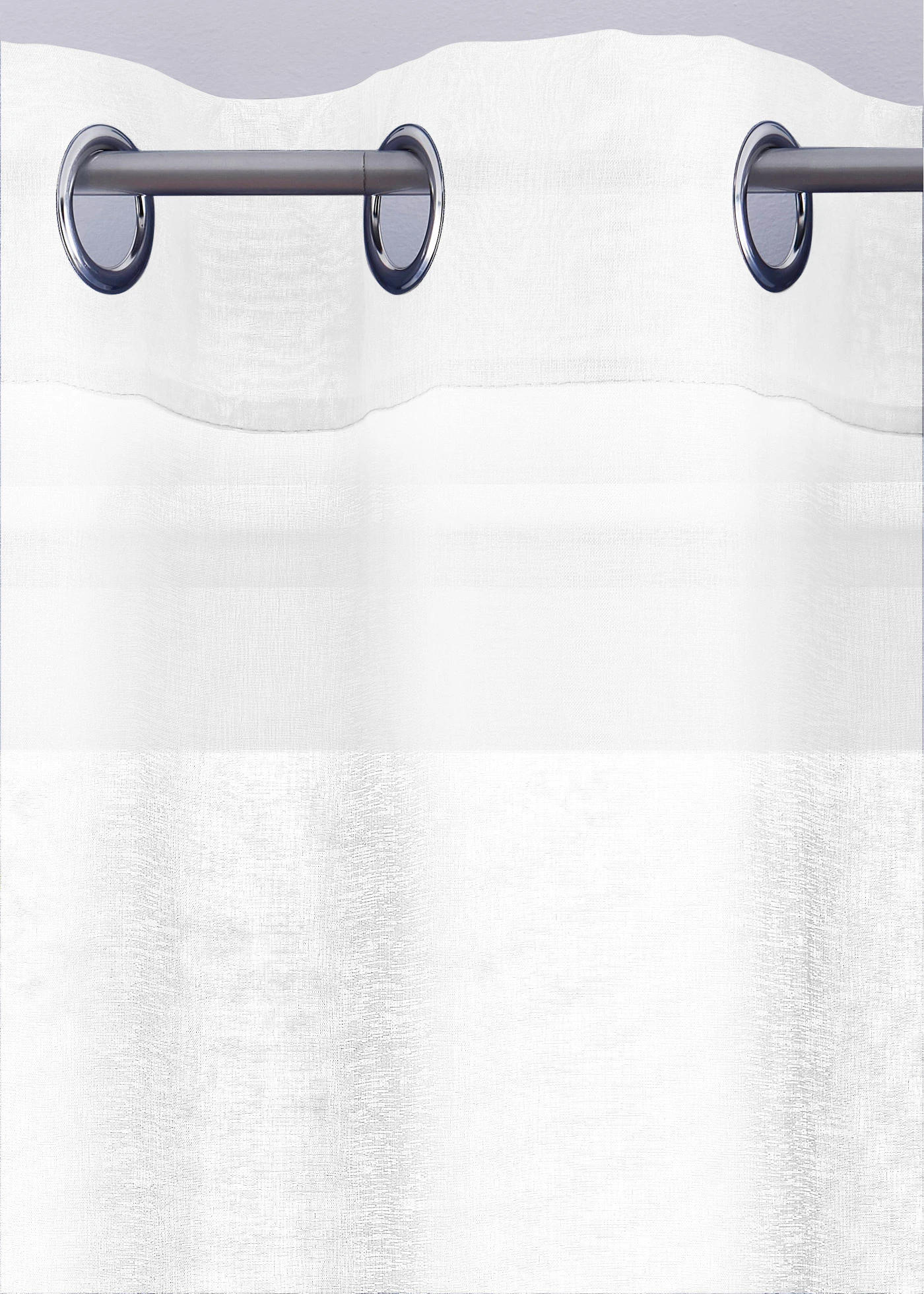 Voilage finement texturé (1 pce), aussi en XXL • blanc • Boutique bonprix