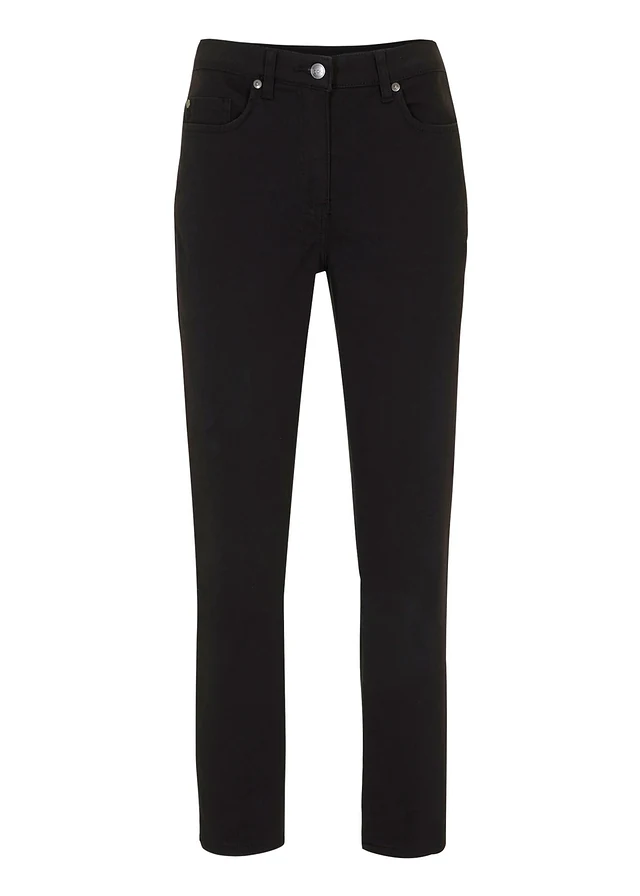 Spodnie 7/8, high waist, kolor: czarny