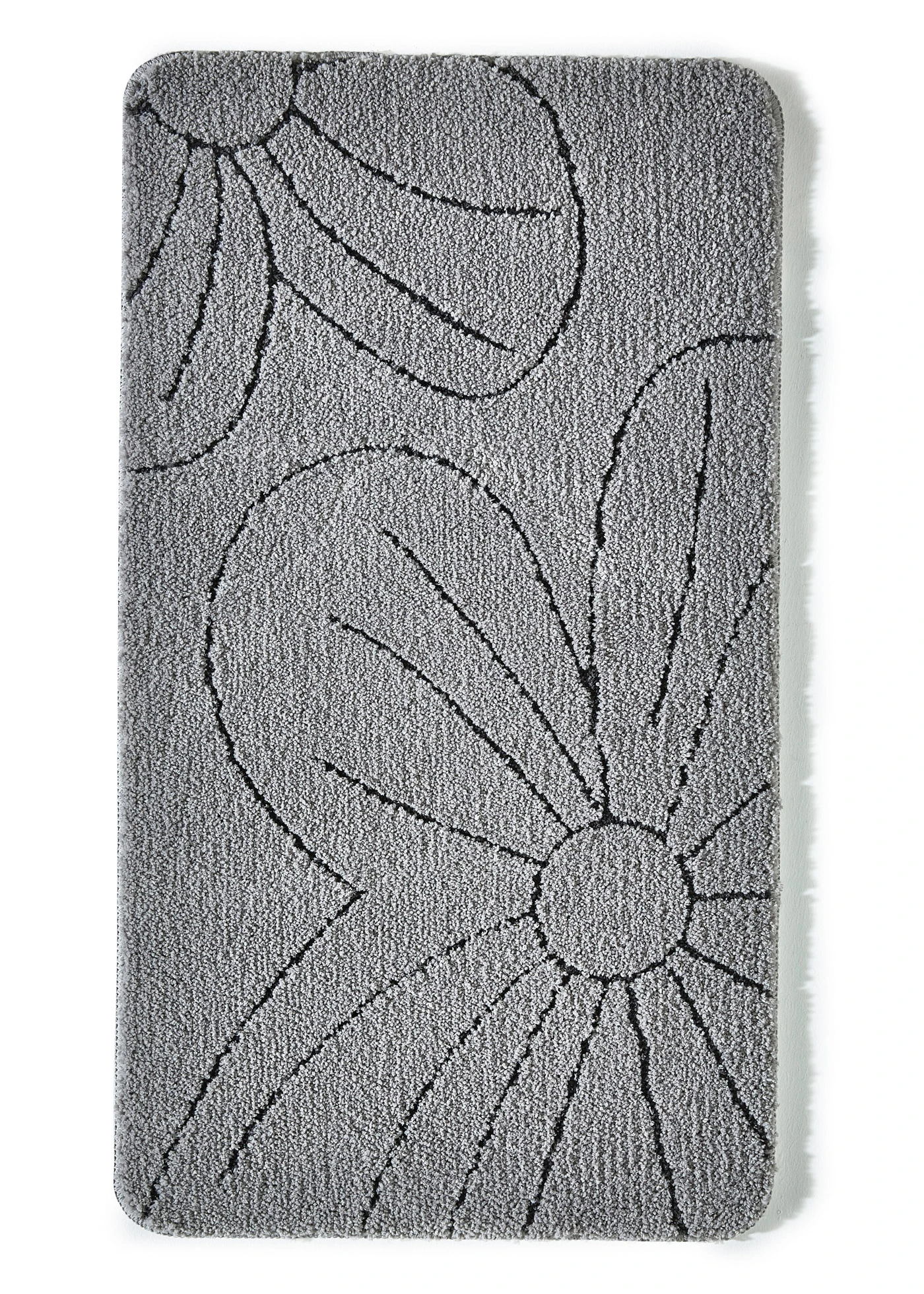 Tuftovaná koupelnová předložka ve strukturovaném vzhledu • šedá • bonprix obchod