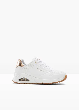 Detské tenisky Skechers s pamäťovou penou • biela/zlatá • obchod bonprix