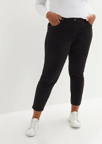 7/8-os sztreccsnadrág, High Waist, szín: fekete