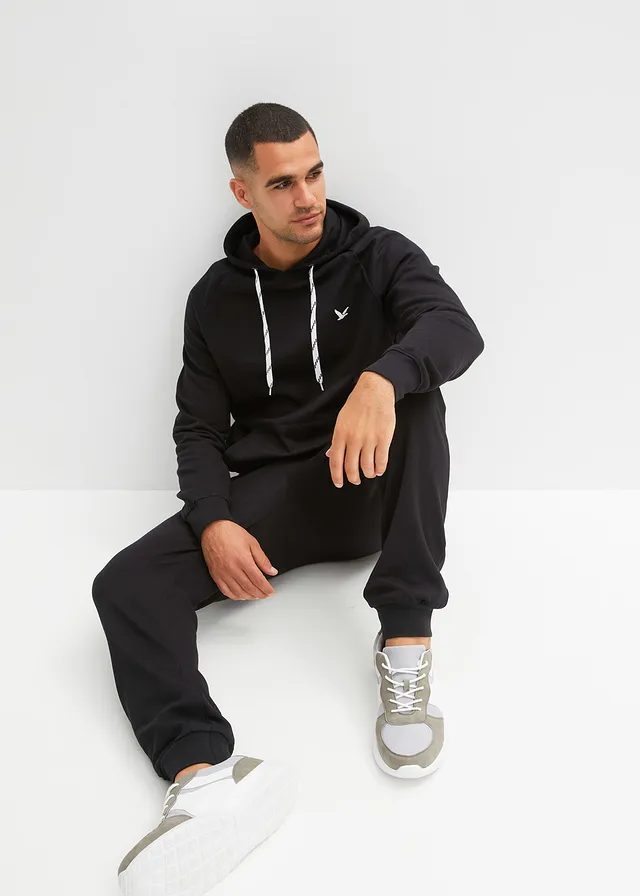 Joggingpak (2-dlg. set), Kleur: zwart
