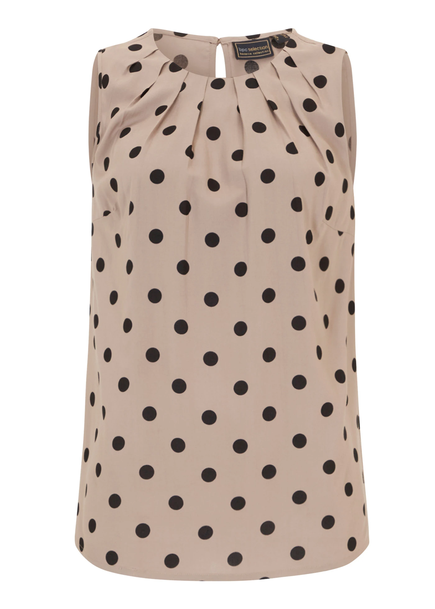 Top z udržitelné viskózy • hnědošedá + černá • bonprix obchod