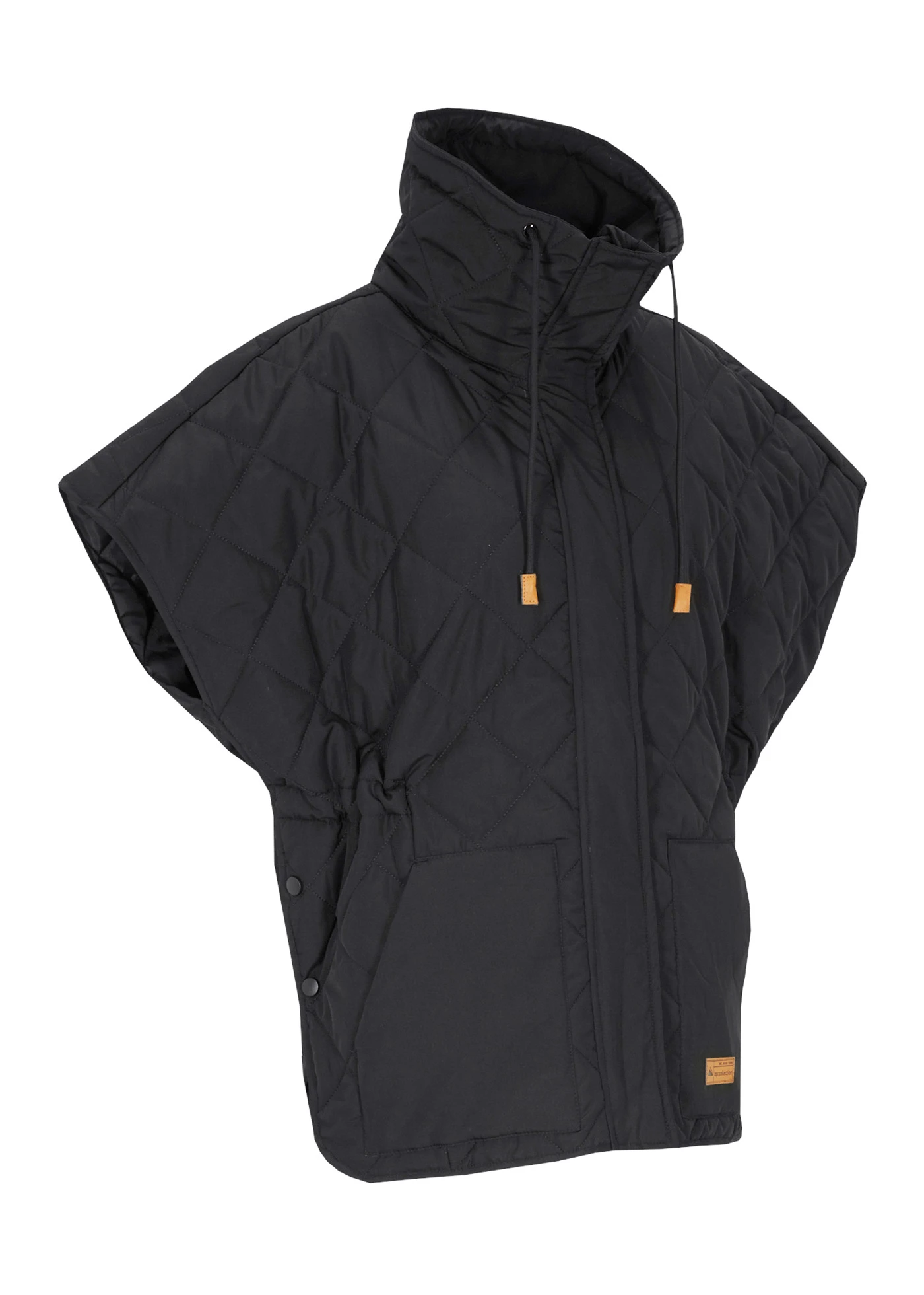 Vestă funcțională, matlasată, impermeabilă în stil oversize • negru • magazin bonprix