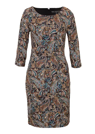 Shirtjurk met paisley print • zwart-beige paisley • bonprix online shop