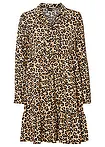 kriedovo béžová-hnedá leopard potlačená