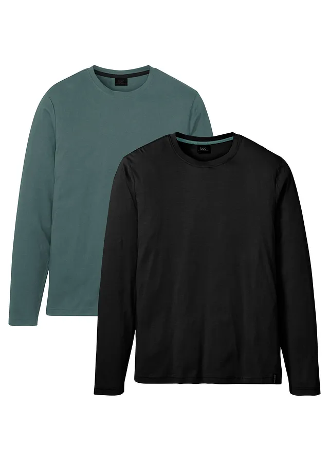 Bluză cu mâneci lungi (set/2 buc.)