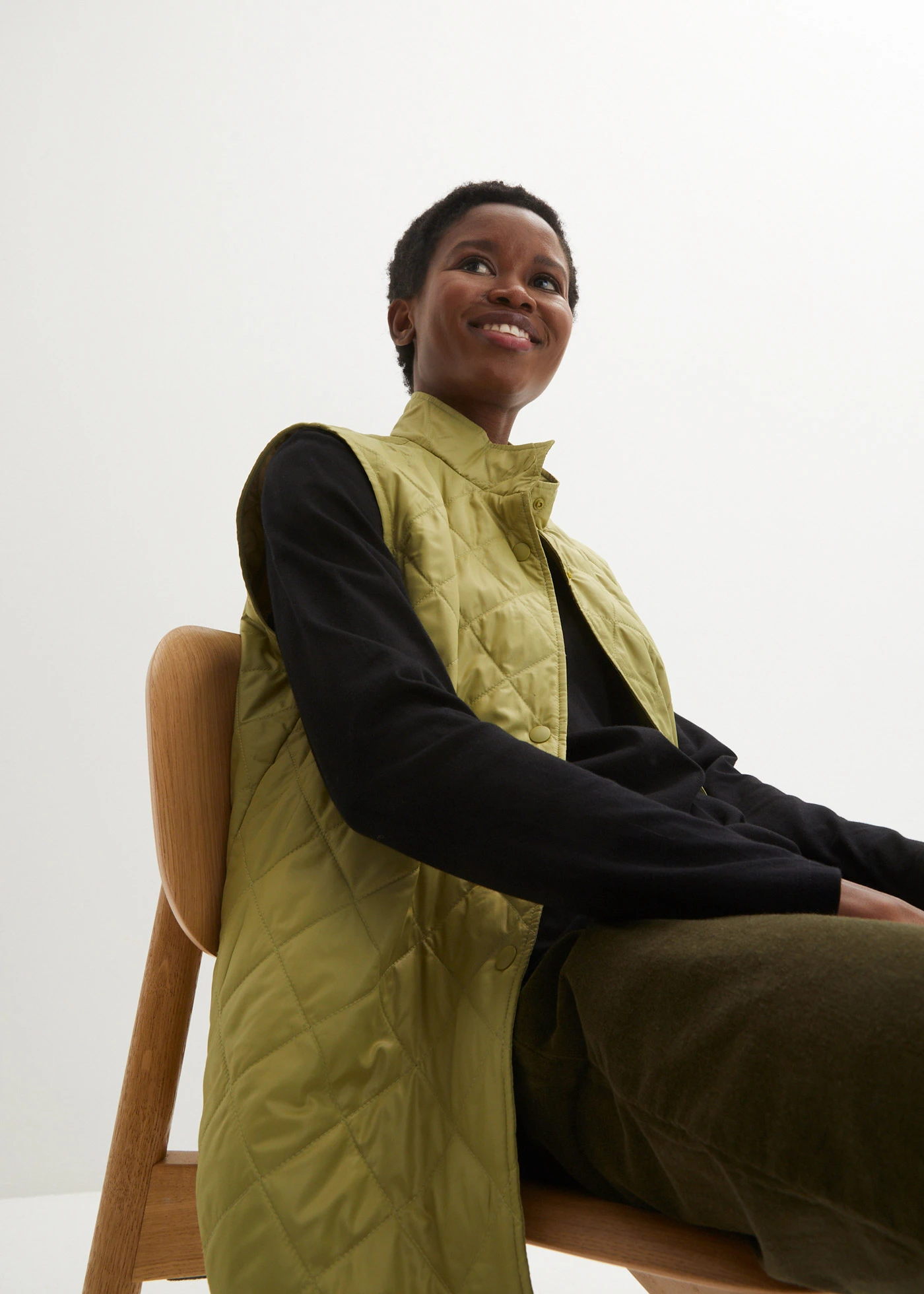 Tussenparka met uitneembare bodywarmer • donkerolijfgroen-goud-olijfgroen • bonprix online shop