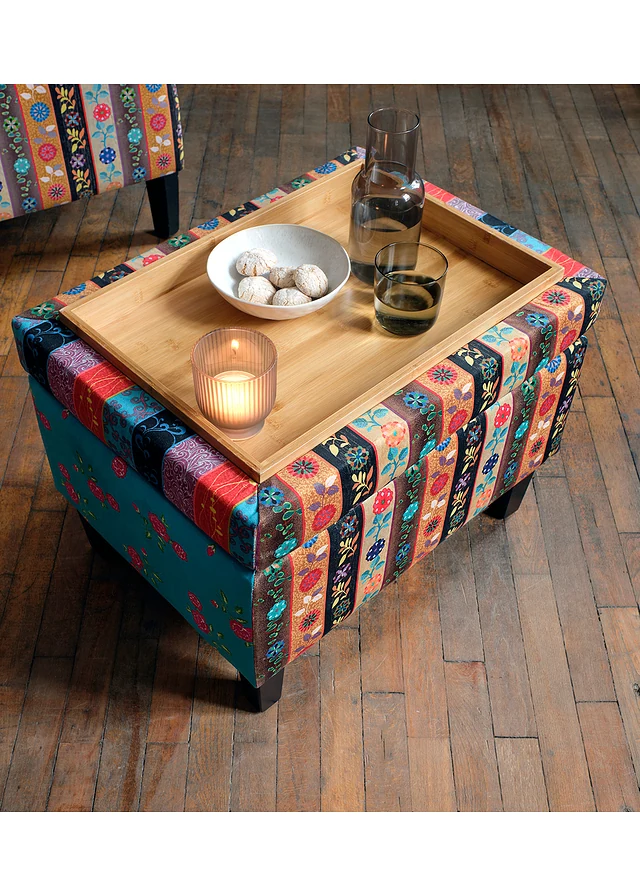 Hocker met dienblad • multicolour • bonprix online shop