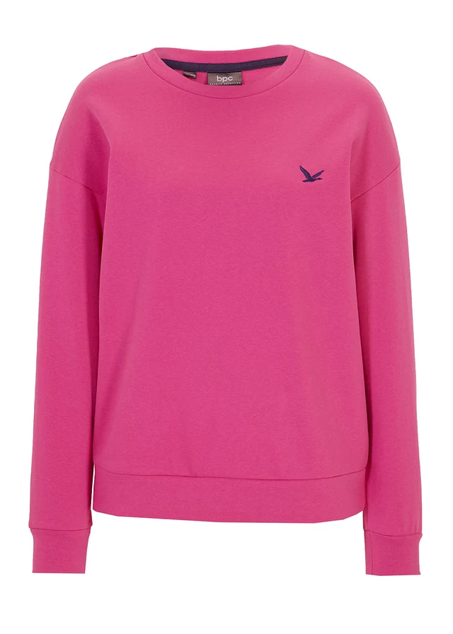 Sweat-shirt avec broderie, Couleur: rose magnolia