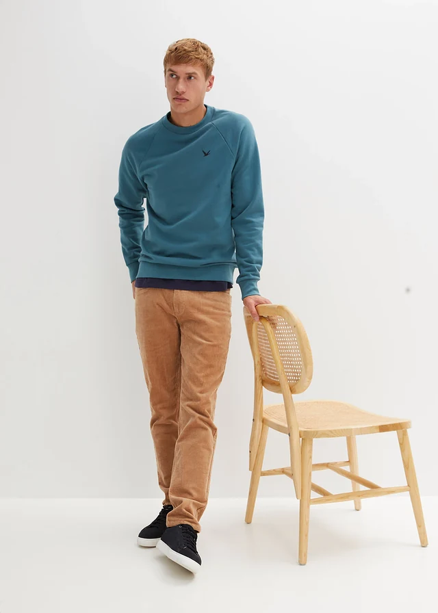Sweat-shirt manches raglan • pétrole mat • product-page.page-title-suffix