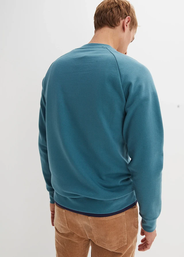 Sweat-shirt manches raglan • pétrole mat • product-page.page-title-suffix