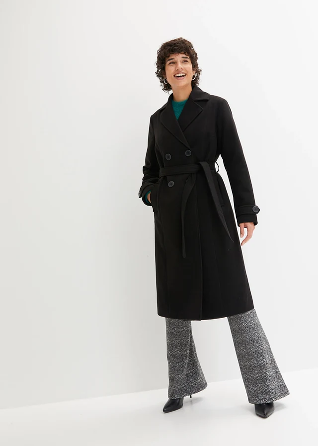 Trench d’hiver, Couleur: noir