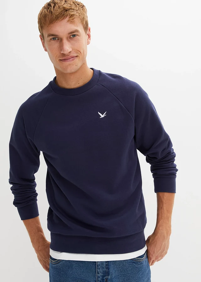 Sweat-shirt manches raglan • bleu foncé • product-page.page-title-suffix