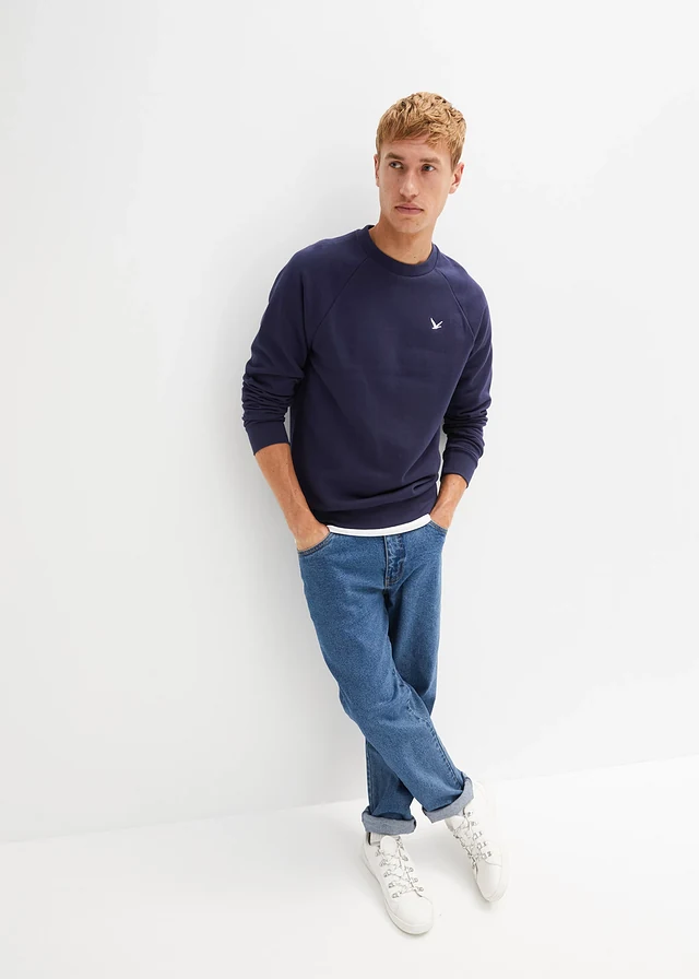 Sweat-shirt manches raglan • bleu foncé • product-page.page-title-suffix