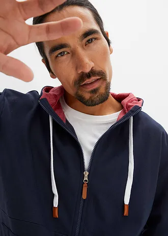 Mikina Loose Fit s kapucí • tmavě modrá • bonprix obchod