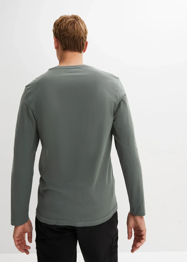 Longsleeve (set van 2) • donkerblauw+eucalyptusgroen • product-page.page-title-suffix