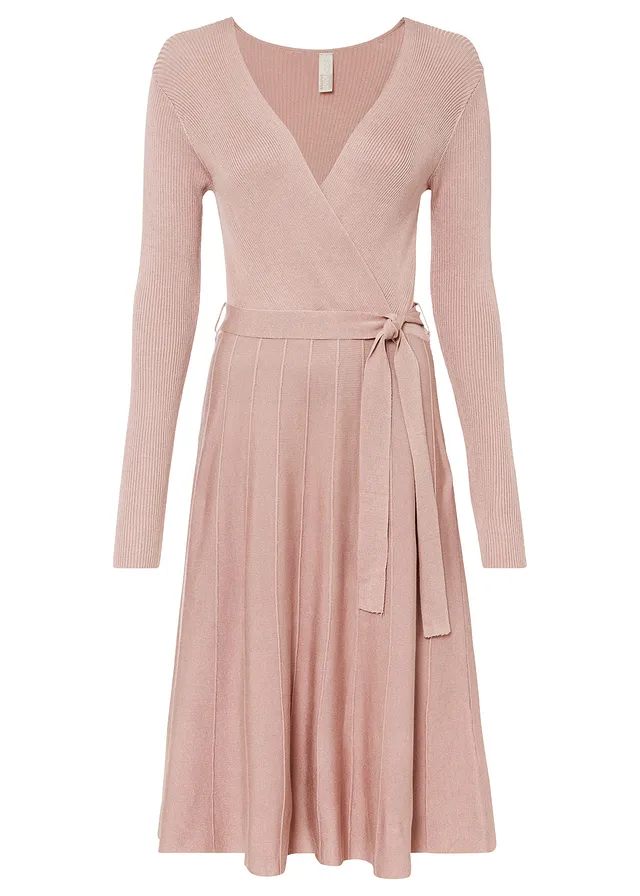 Pletené šaty z viskózového mixu