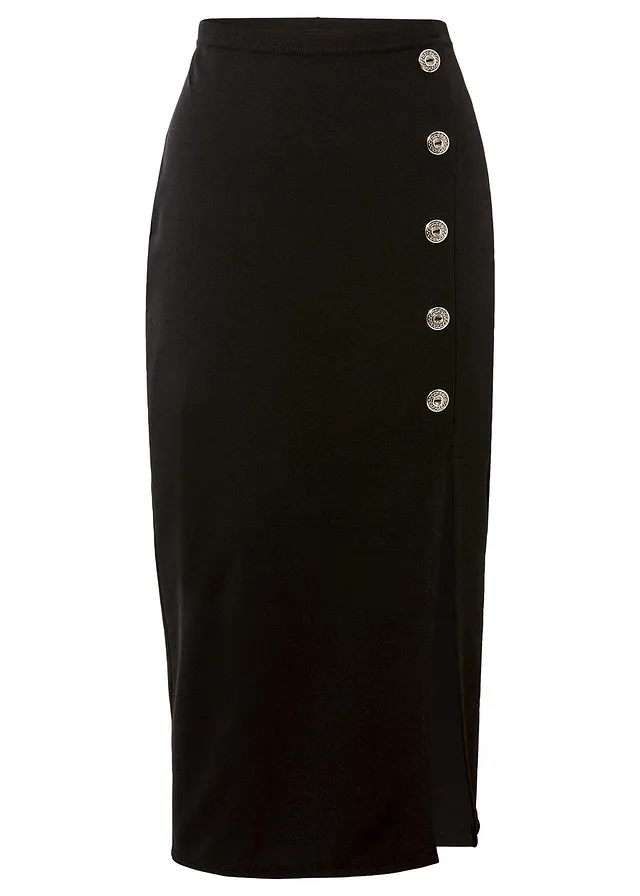 Sukňa s gombičkovou légou