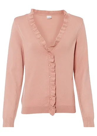 Gilet fluide en fine maille • rose vintage • Boutique bonprix