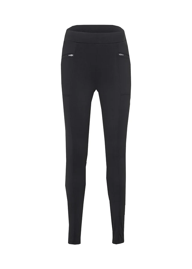 Legging chaud d'extérieur, longueur cheville, Couleur: noir